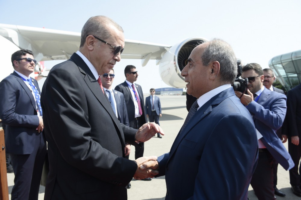 Ərdoğan Bakıya gəldi -  FOTOLAR