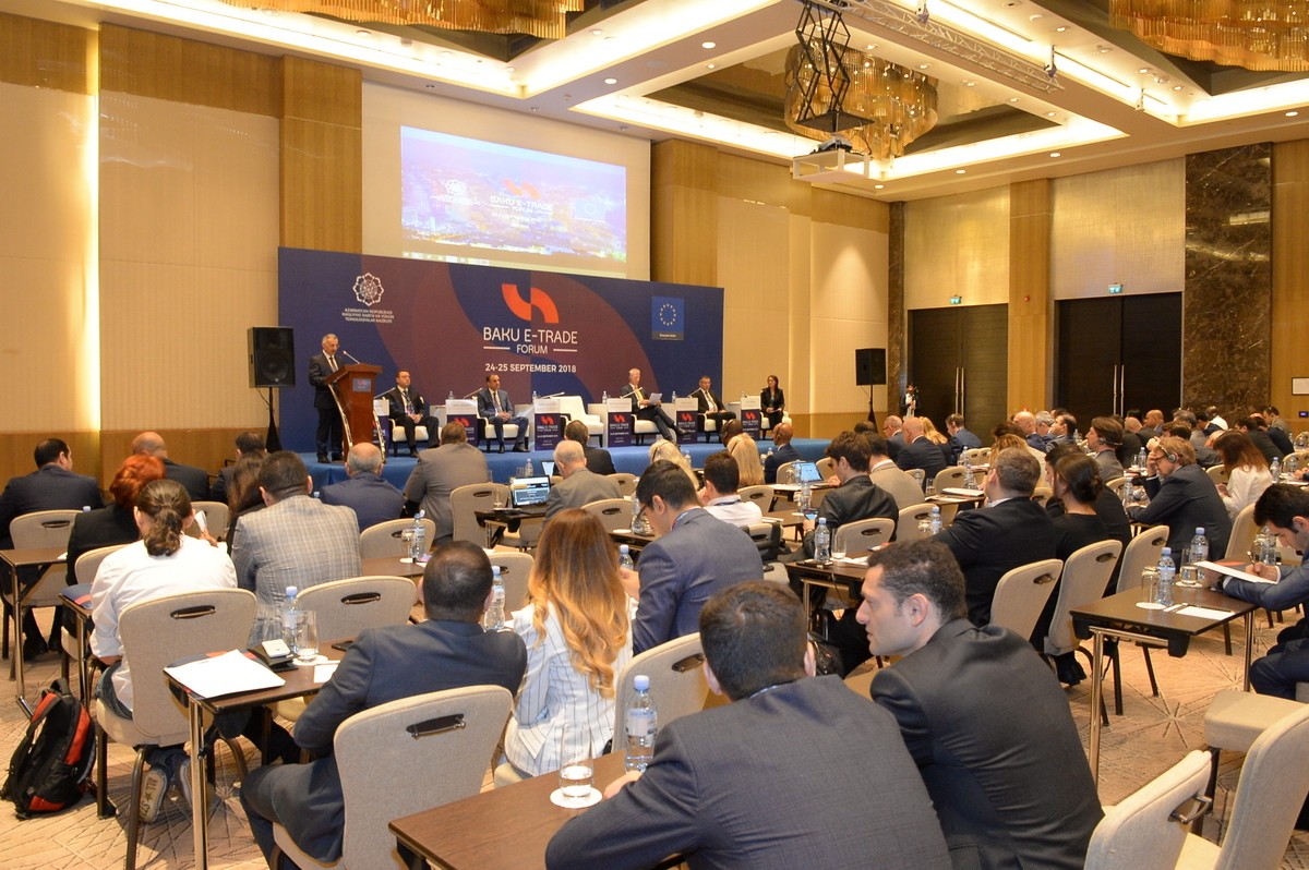Bakıda ilk Beynəlxalq Elektron Ticarət Forumu keçirilir    - FOTOLAR