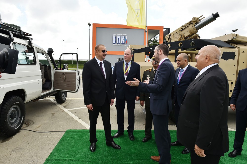 İlham Əliyev III ADEX-2018 sərgisində     - FOTOLAR