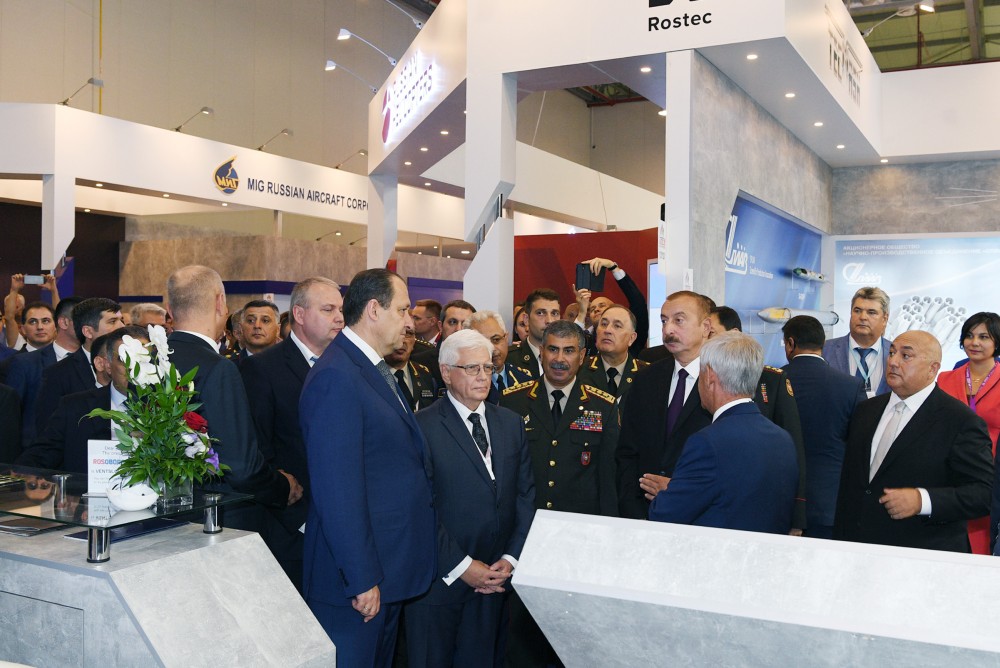 İlham Əliyev III ADEX-2018 sərgisində     - FOTOLAR