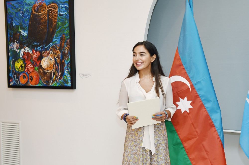 Leyla Əliyeva Romada Azərbaycan otağının açılıışında -  FOTOLAR