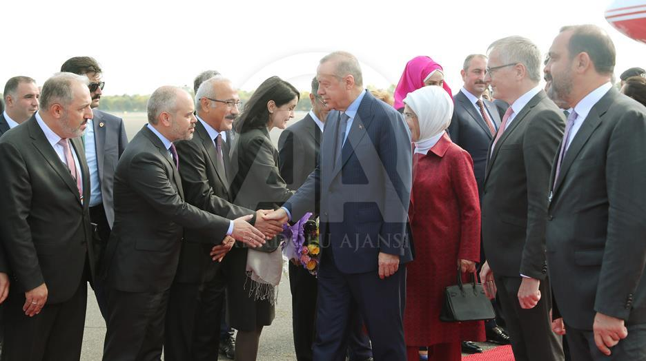 Ərdoğan Almaniyaya getdi  - FOTOLAR