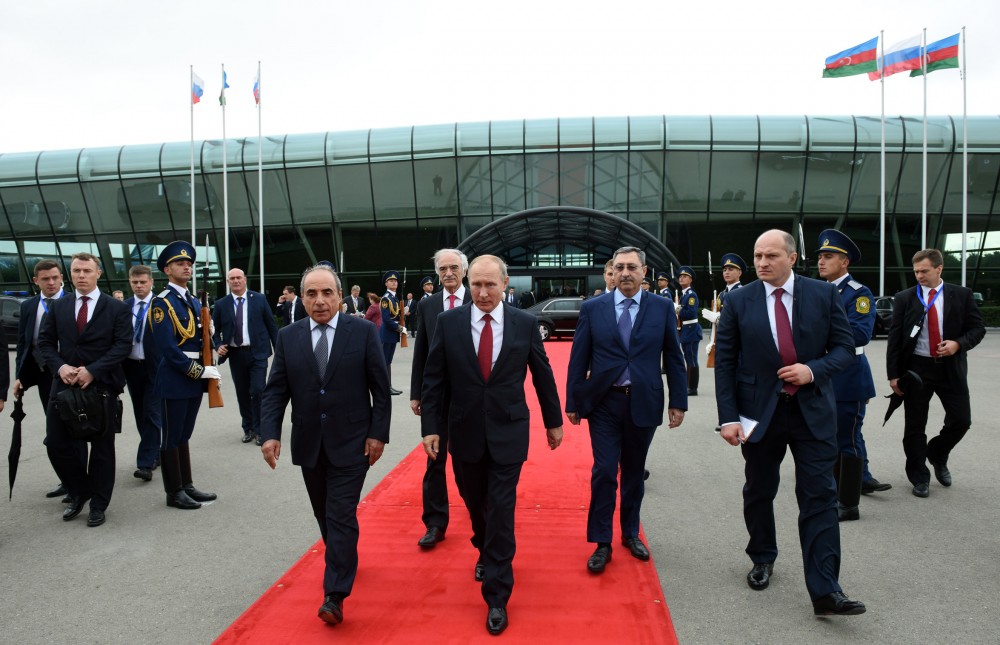 Putinin Azərbaycana səfəri başa çatdı  - FOTOLAR