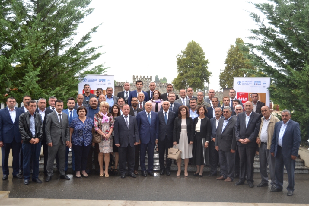 FAO-nun İsmayıllıda regional seminarı    - FOTOLAR