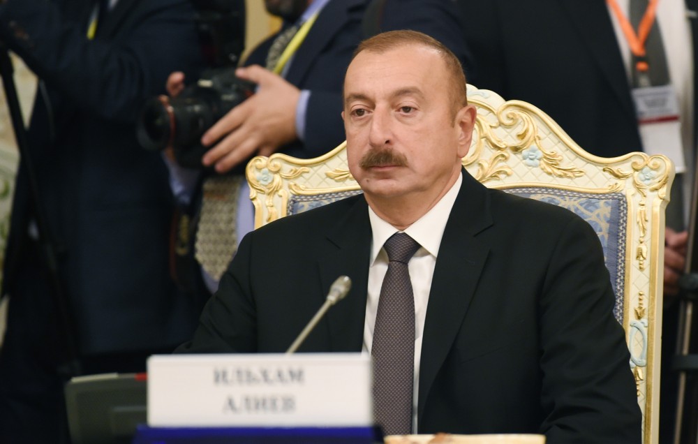 İlham Əliyev Düşənbədə    - FOTOLAR