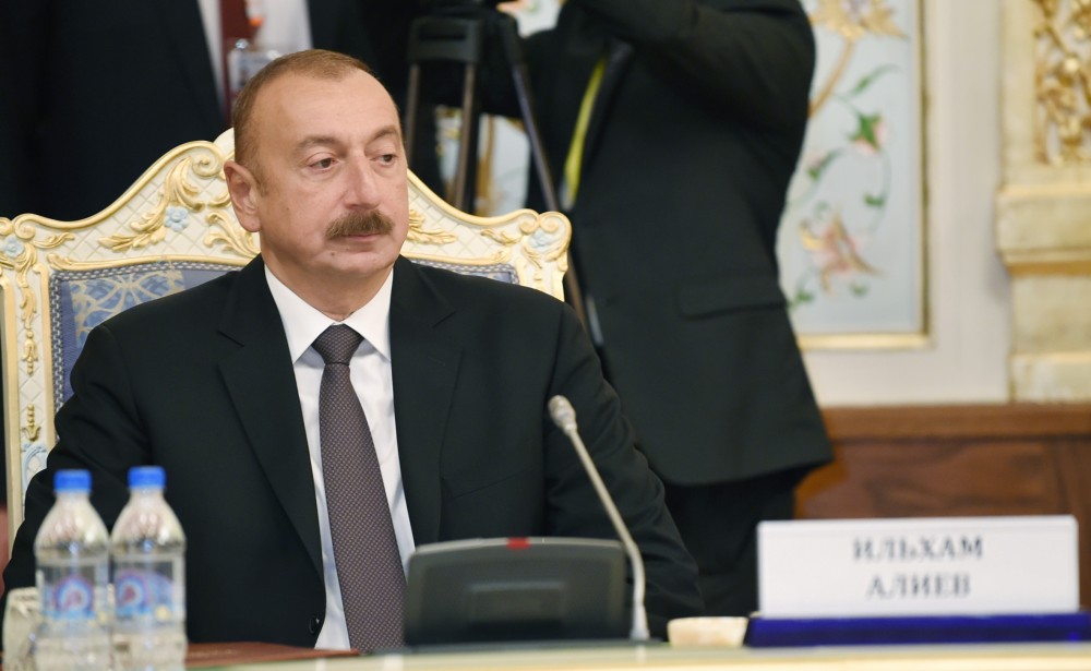 İlham Əliyev Düşənbədə    - FOTOLAR