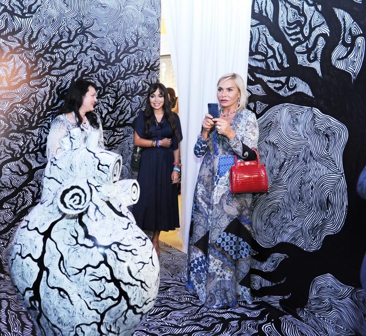 Leyla Əliyeva sərgidə - FOTOLAR