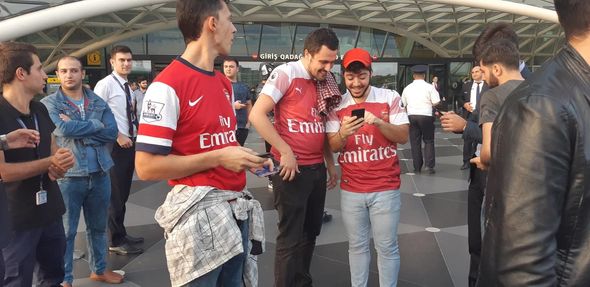 Arsenal Bakıda -  FOTO