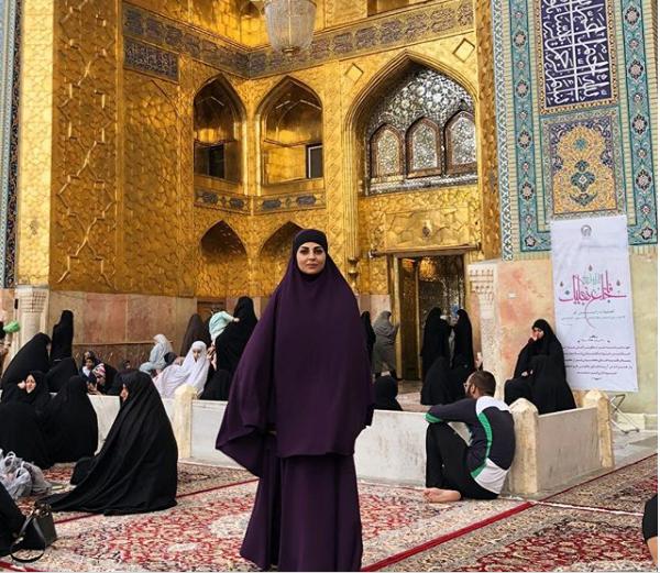 Gülay Məşhəd ziyarətinə getdi -  FOTO