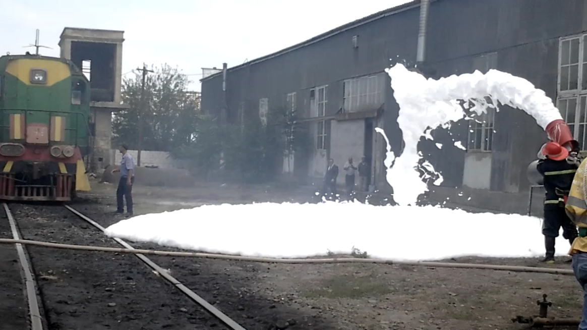 Salyan qovşağı ərazisində həyəcan siqnalı verildi  - FOTOLAR