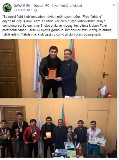 Fərəc Quliyevin klubu ölkəyə saxta dünya çempionları gətirir?  - İDDİA (FOTO) 