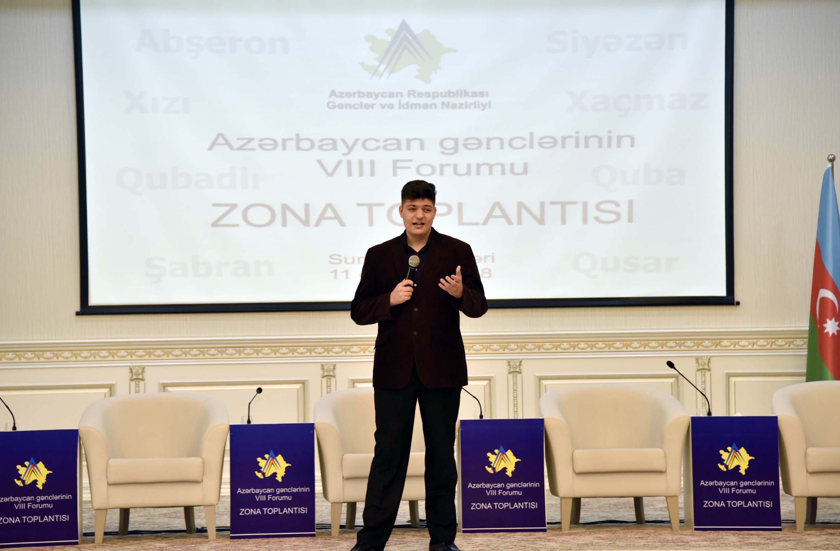Gənclərin VIII Forumu çərçivəsində zona toplantısı keçirildi    - FOTOLAR