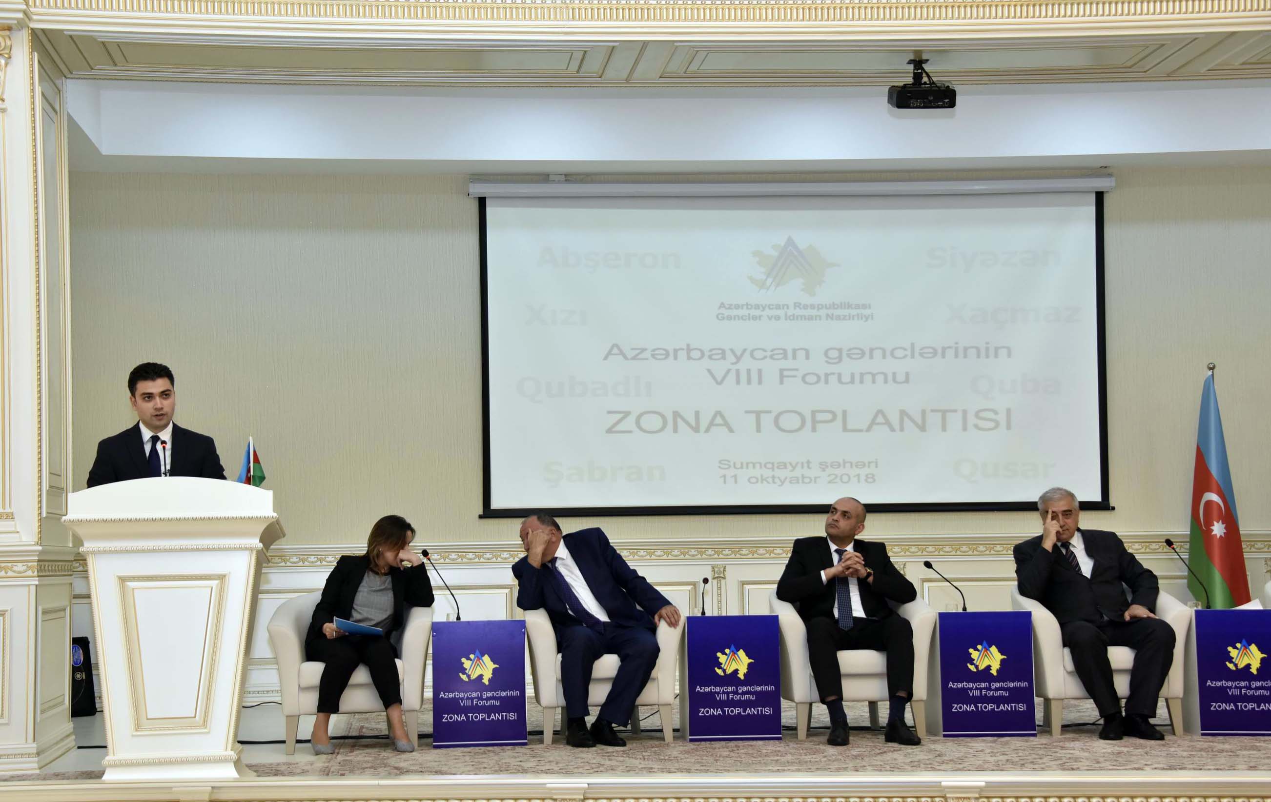 Gənclərin VIII Forumu çərçivəsində zona toplantısı keçirildi    - FOTOLAR