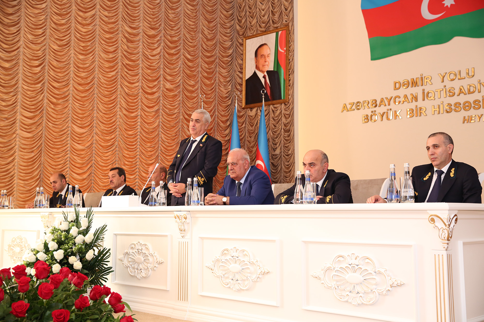 Dəmir yolu işçilərinin peşə bayramı günü qeyd olundu    - FOTOLAR