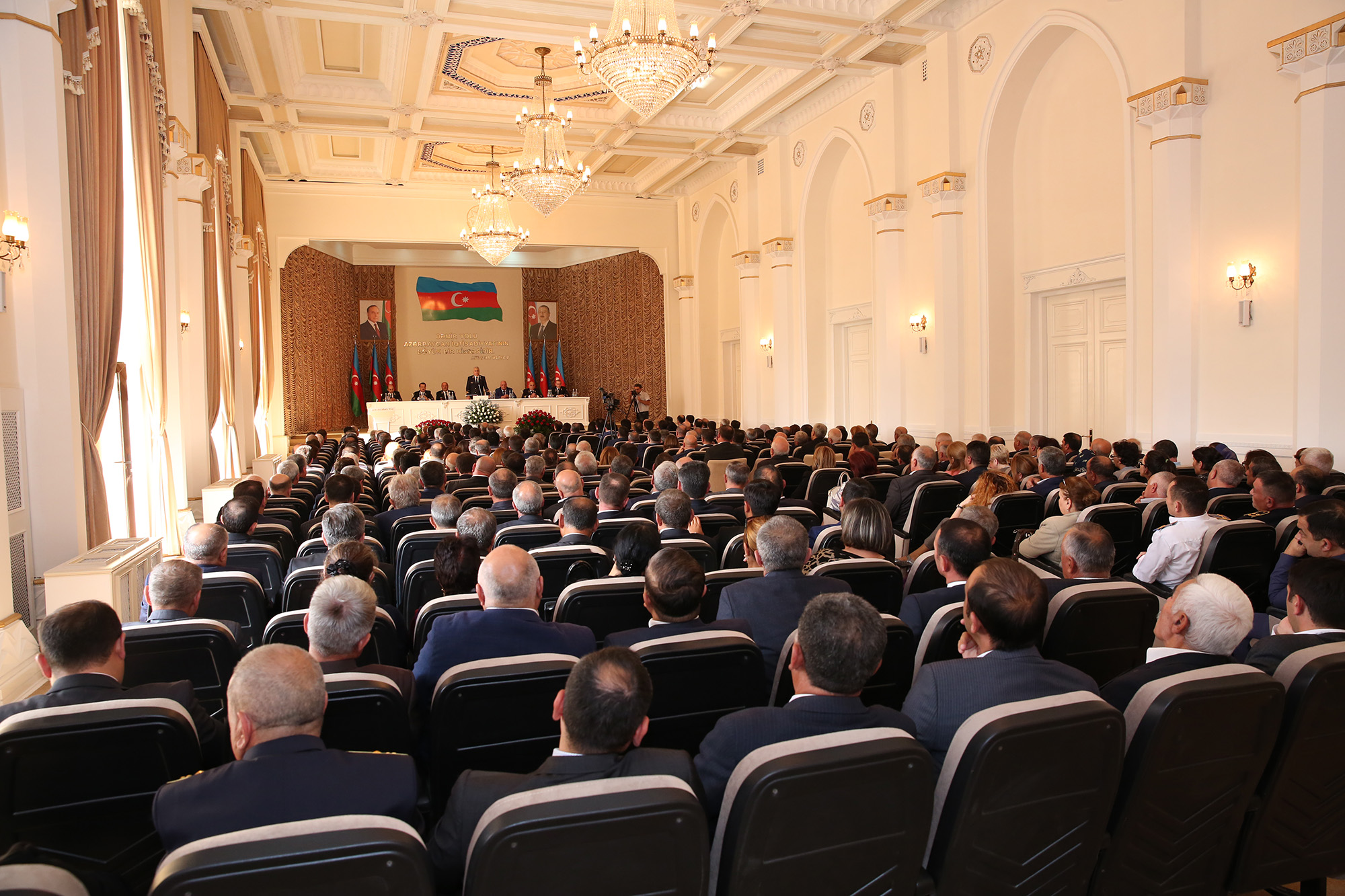 Dəmir yolu işçilərinin peşə bayramı günü qeyd olundu    - FOTOLAR
