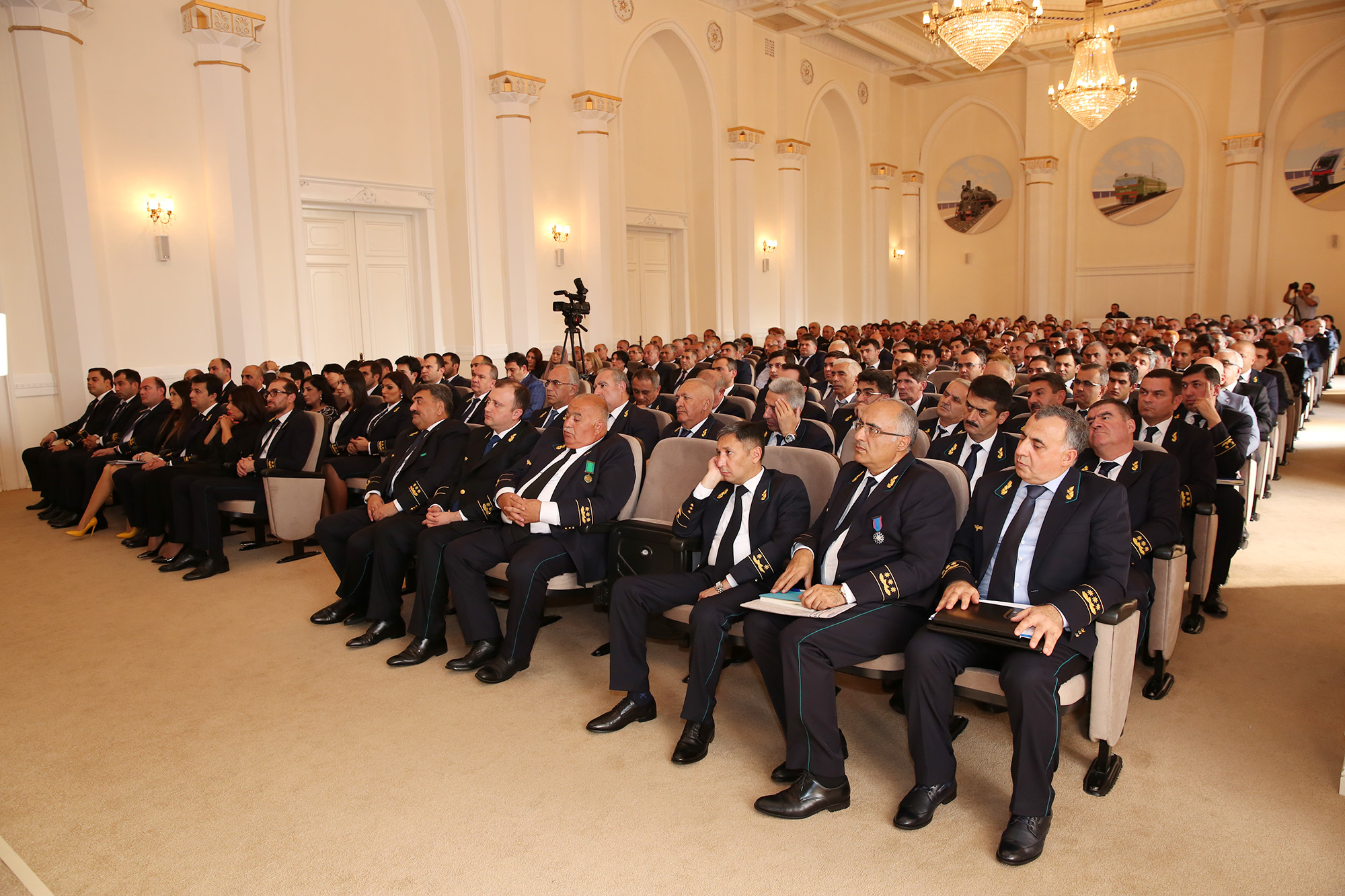 Dəmir yolu işçilərinin peşə bayramı günü qeyd olundu    - FOTOLAR