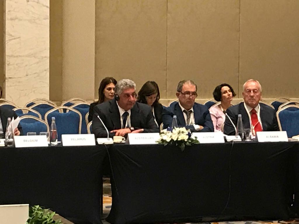Azad Rəhimov idman nazirlərinin toplantısında    - FOTO
