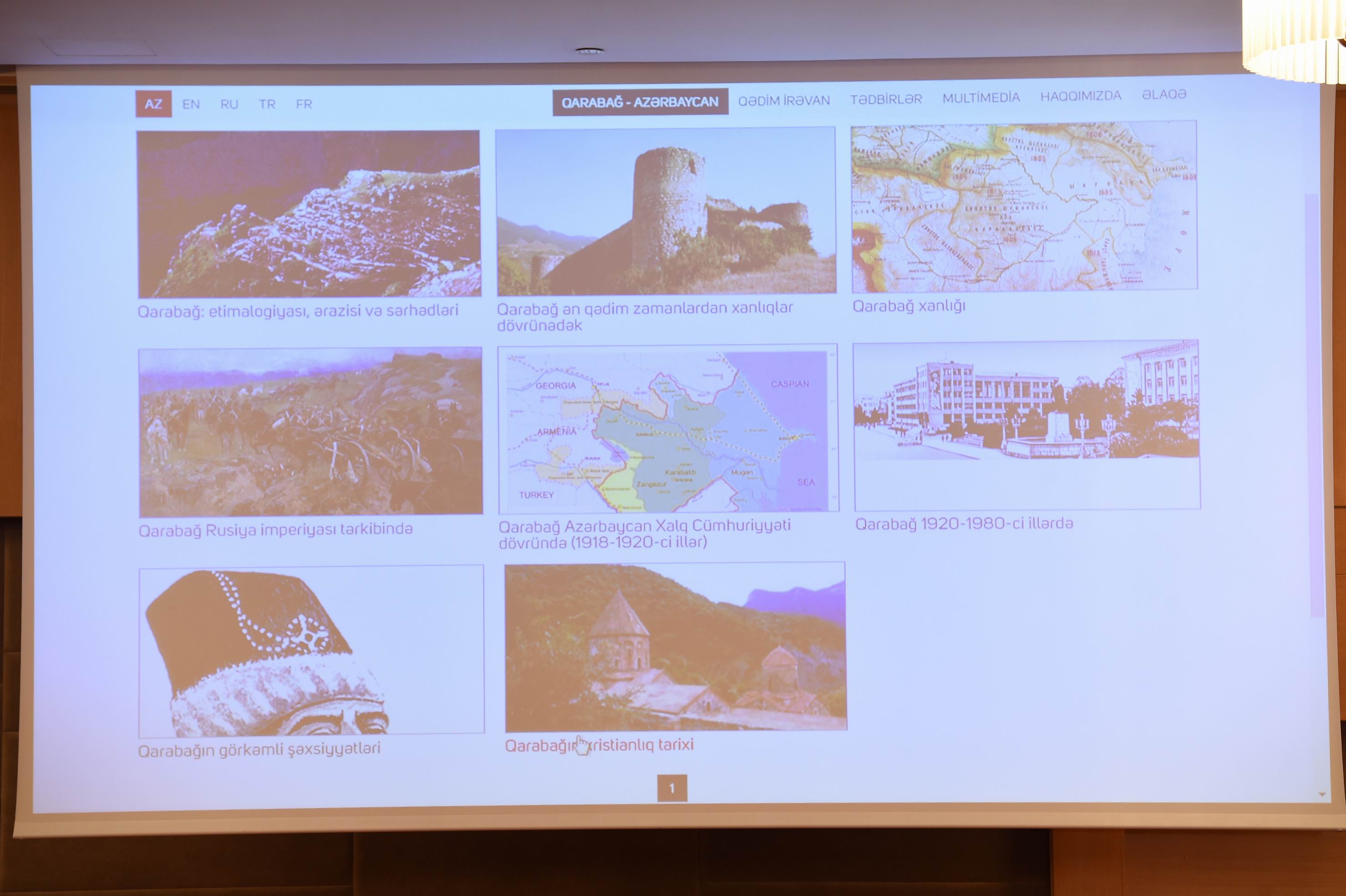Virtualkarabakh.azın yeni versiyası təqdim olundu   - FOTOLAR