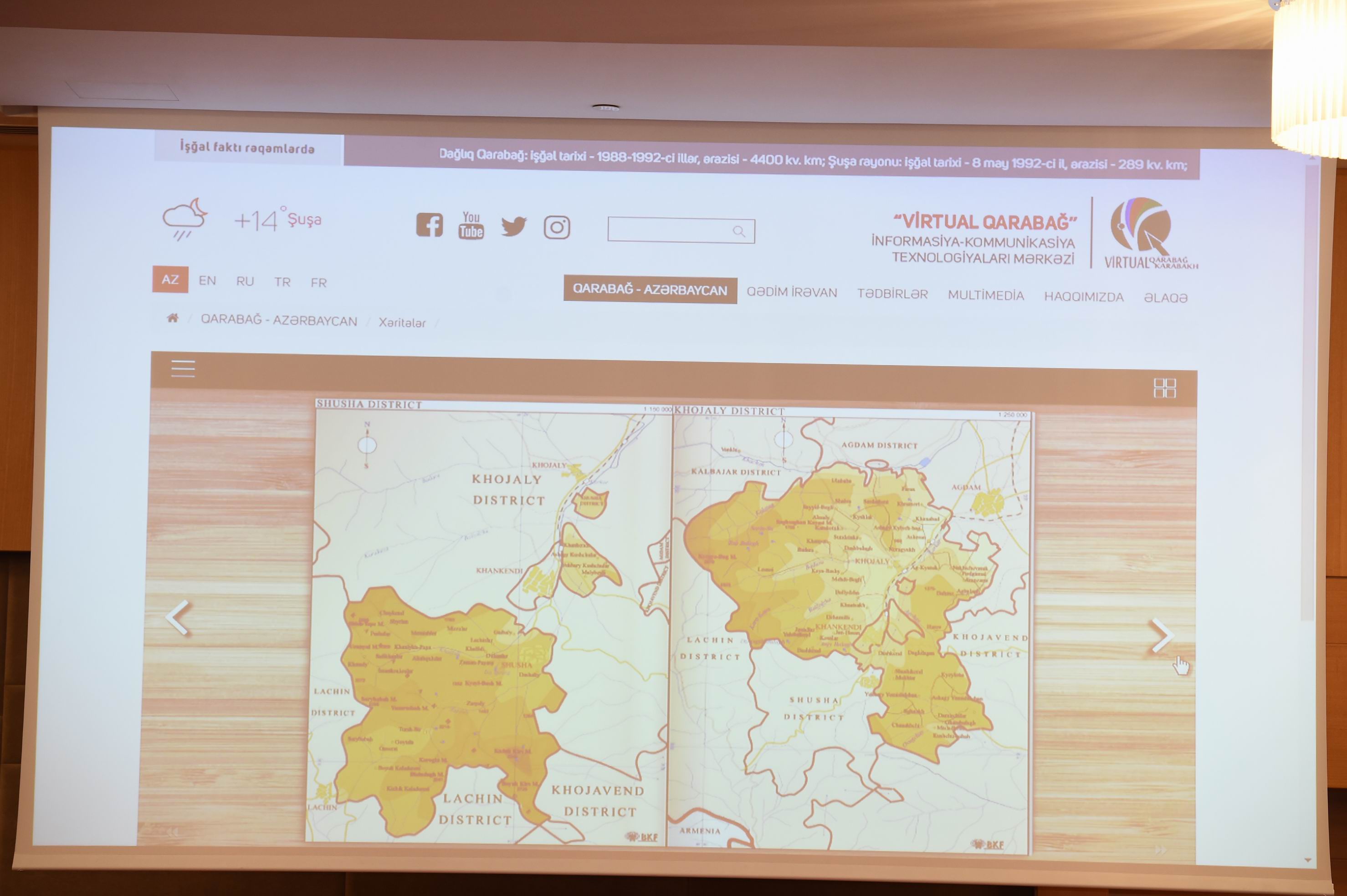 Virtualkarabakh.azın yeni versiyası təqdim olundu   - FOTOLAR