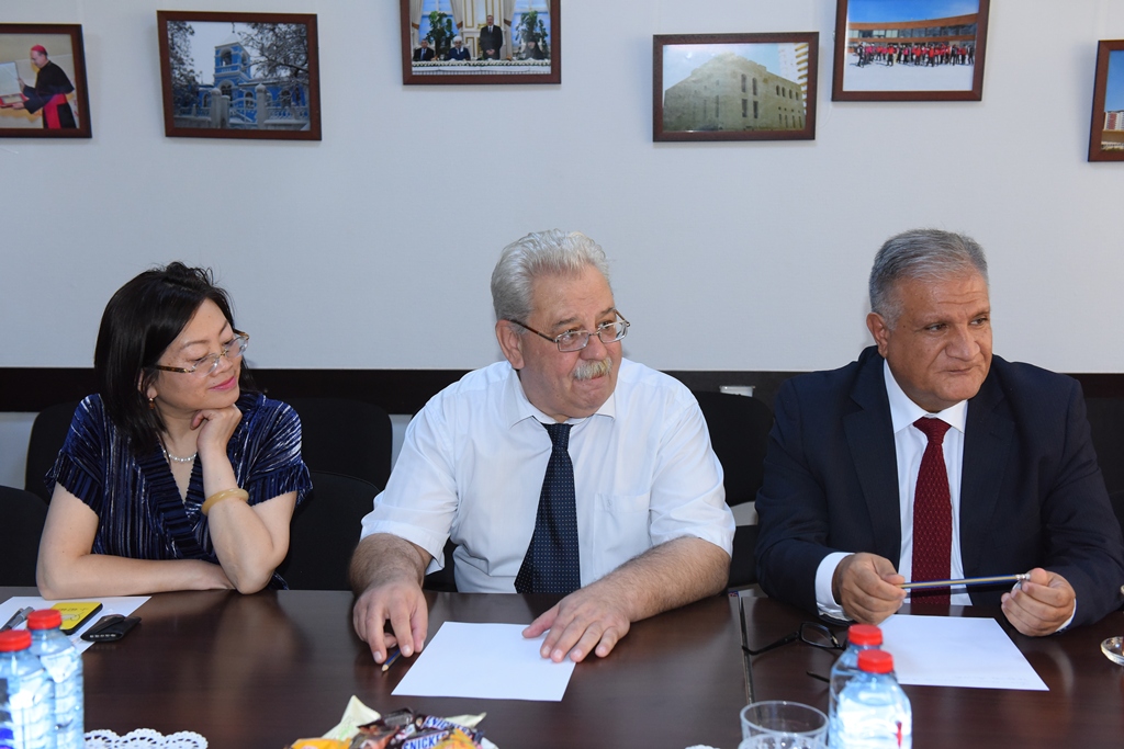 Çin Dövlət Şurasının nümayəndələri ADU-da    - FOTOLAR