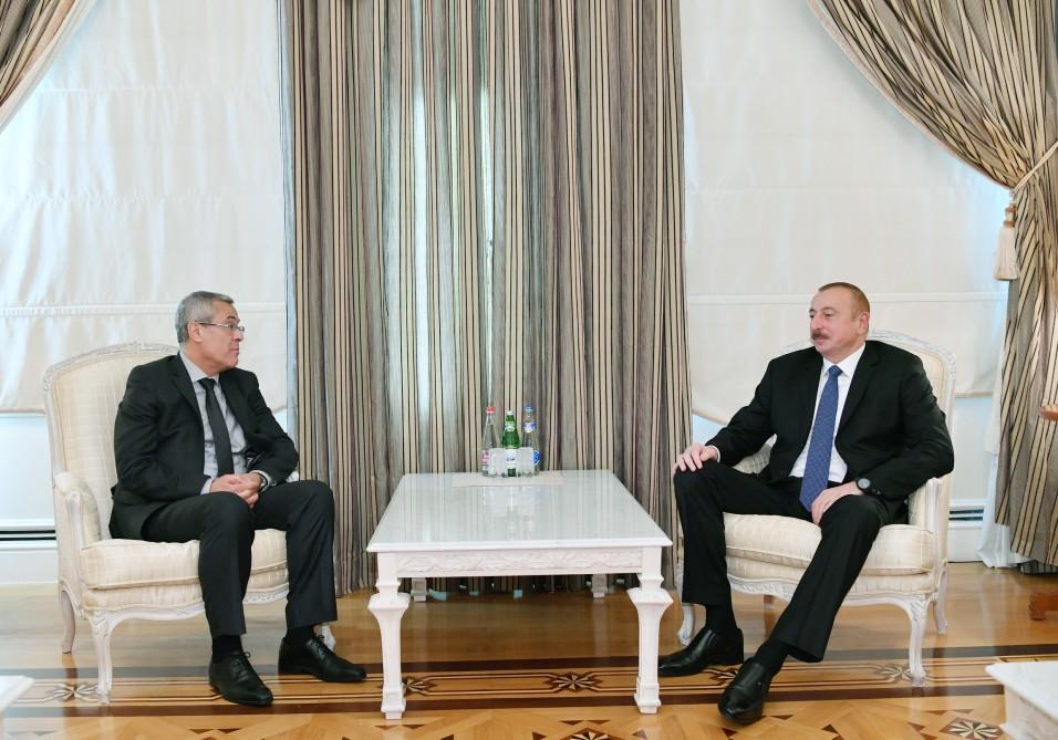 İlham Əliyev mərakeşli naziri qəbul etdi    - FOTO