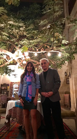 Leyla Əliyeva Fəxrəddin Manafovdan müsahibə aldı     - FOTOLAR