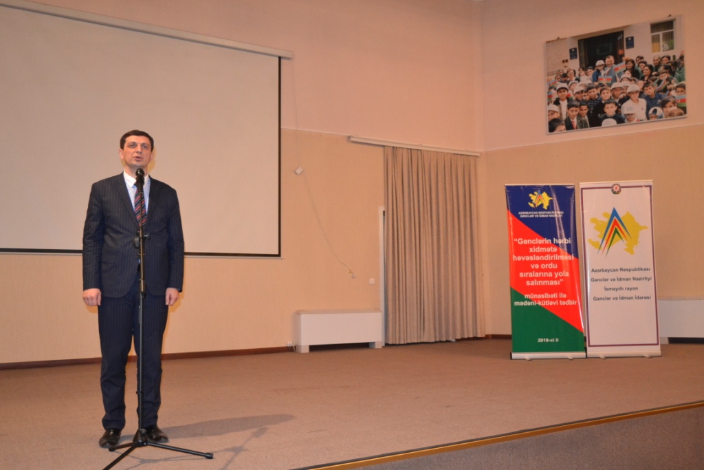 İsmayıllıda gənclərin hərbi xidmətə həvəsləndirilməsi ilə bağlı tədbir keçirildi    - FOTOLAR