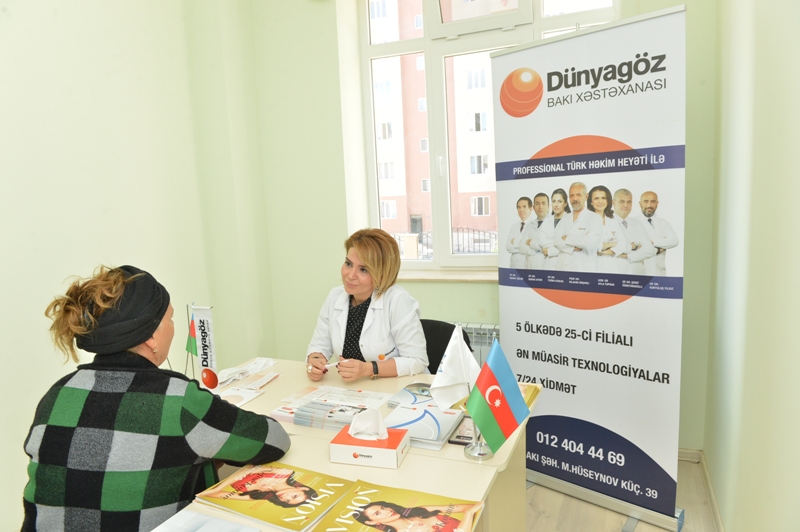 Məcburi köçkünlər ödənişsiz göz müayinəsindən keçdilər    - FOTOLAR