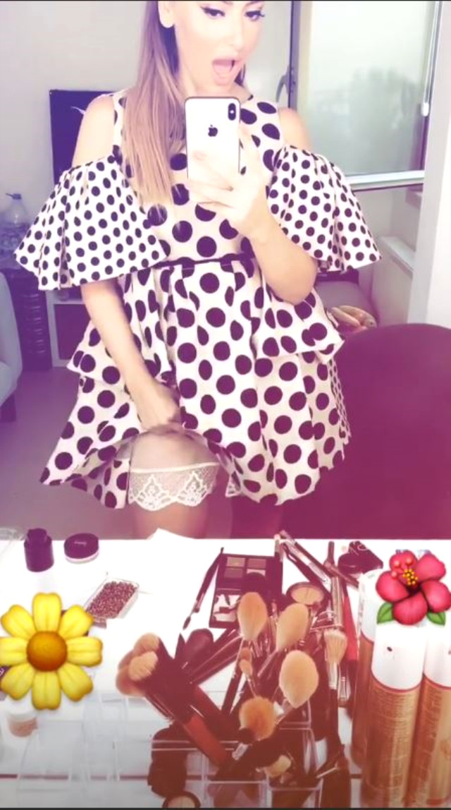 Hadisə Sibel Canı təkarladı  - Ətəyini qaldıraraq... (VİDEO)