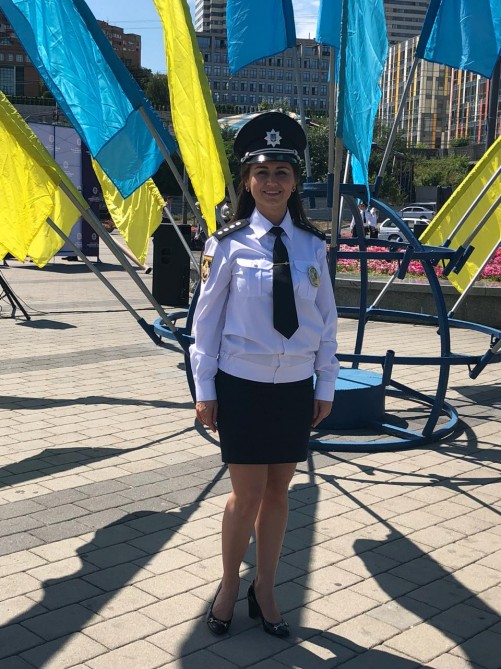 Ukraynada polis rəisi olan azərbaycanlı xanım... - FOTO