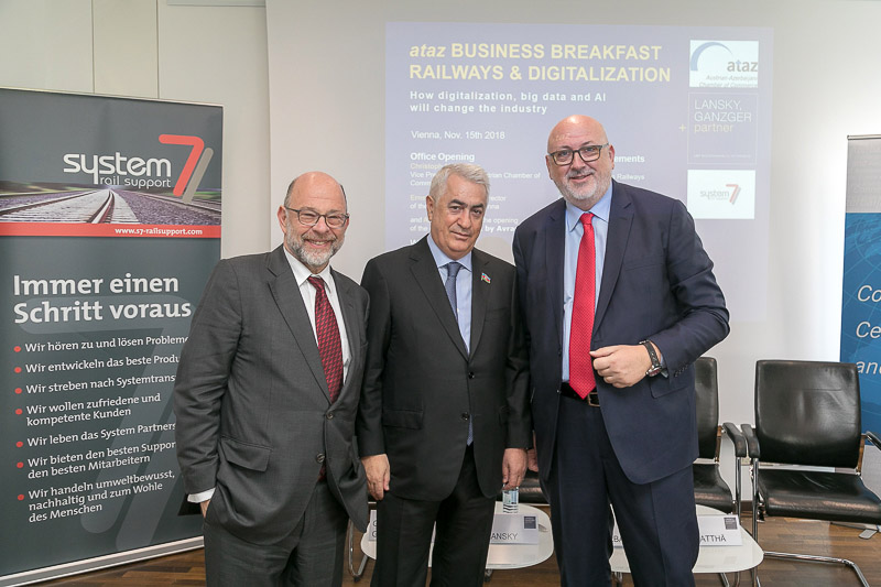 Cavid Qurbanov Vyanada biznes toplantıda - FOTOLAR