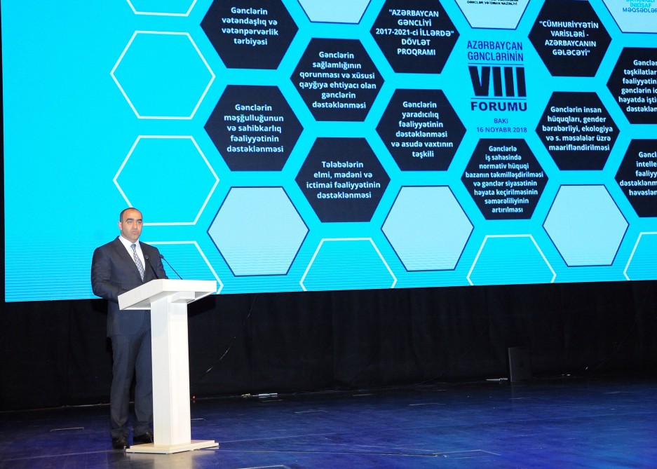 Bakıda Azərbaycan Gənclərinin VIII Forumu keçirilir    - FOTO