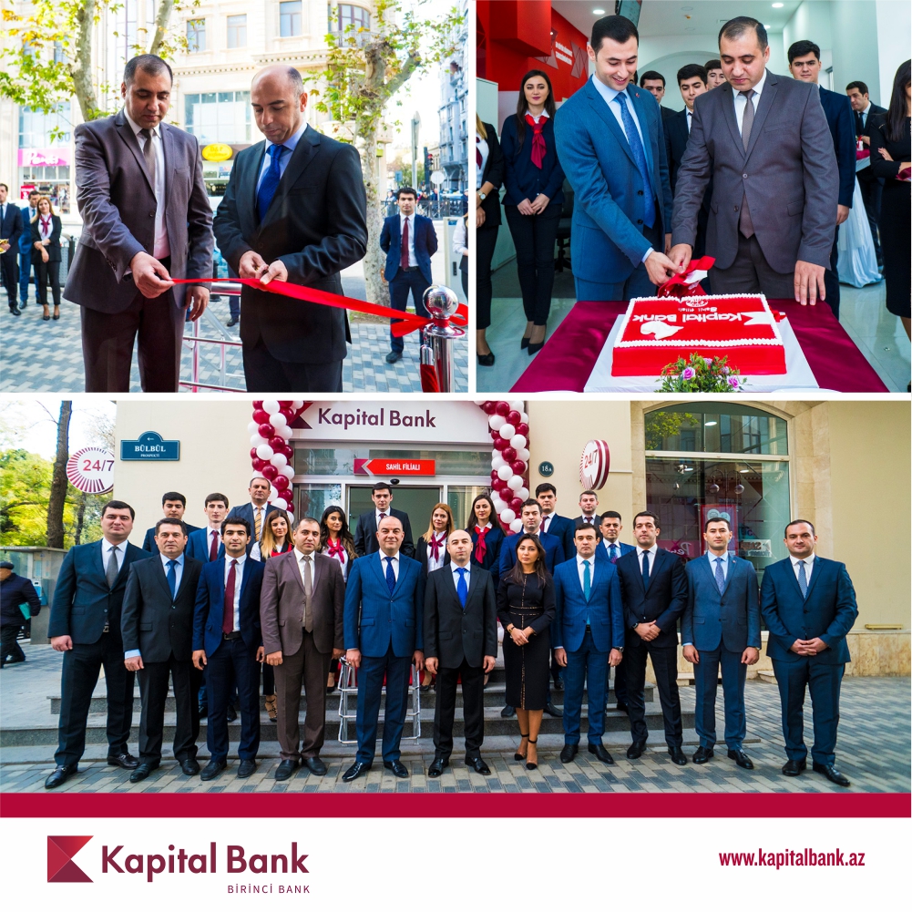 Kapital Bank Sahil filialını istifadəyə verdi 