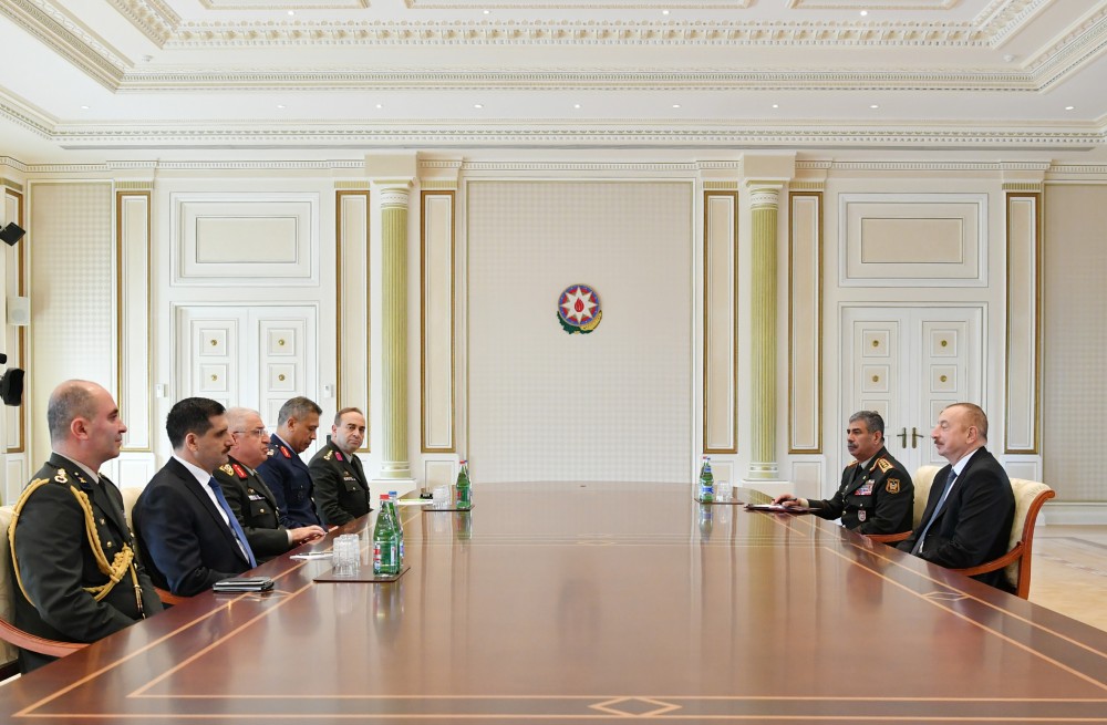 Prezident Türkiyə Baş Qərargah rəisini qəbul etdi   - FOTO
