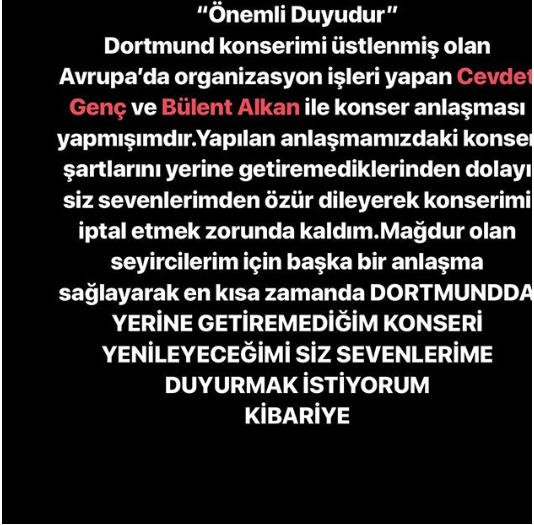 Kibariyə konsertin bilet pullarını yığıb, qaçdı 