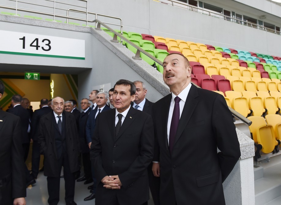 Prezident Aşqabad Olimpiya Kompleksində - FOTOLAR