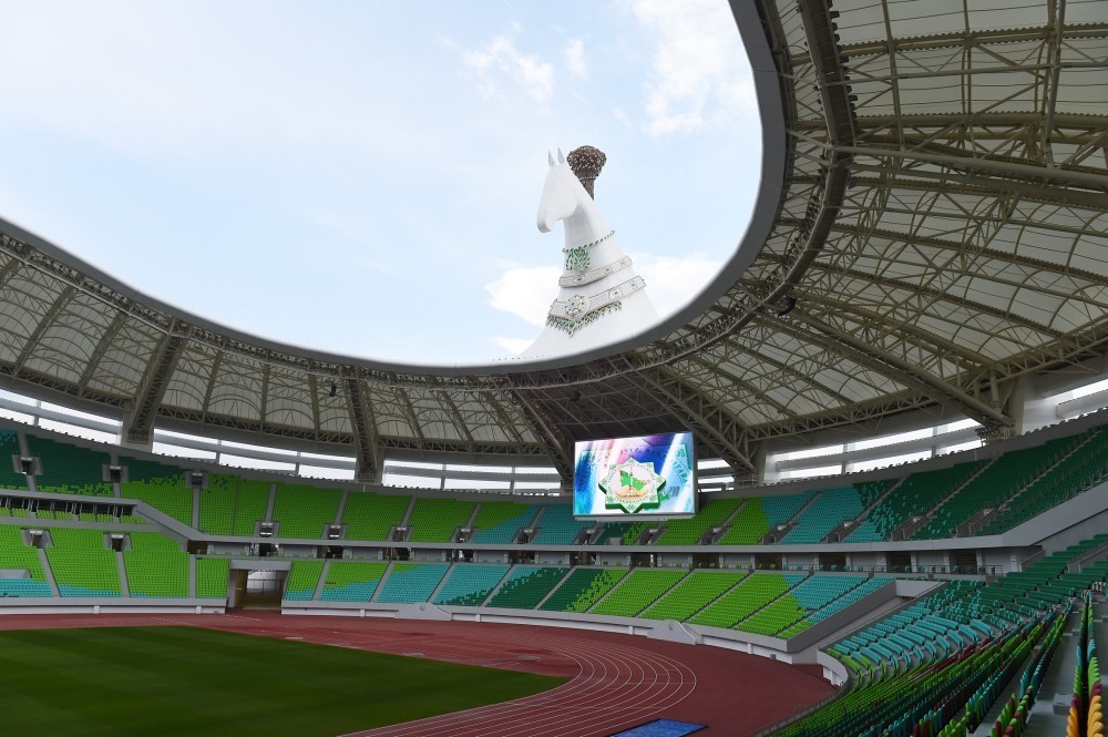 Prezident Aşqabad Olimpiya Kompleksində - FOTOLAR