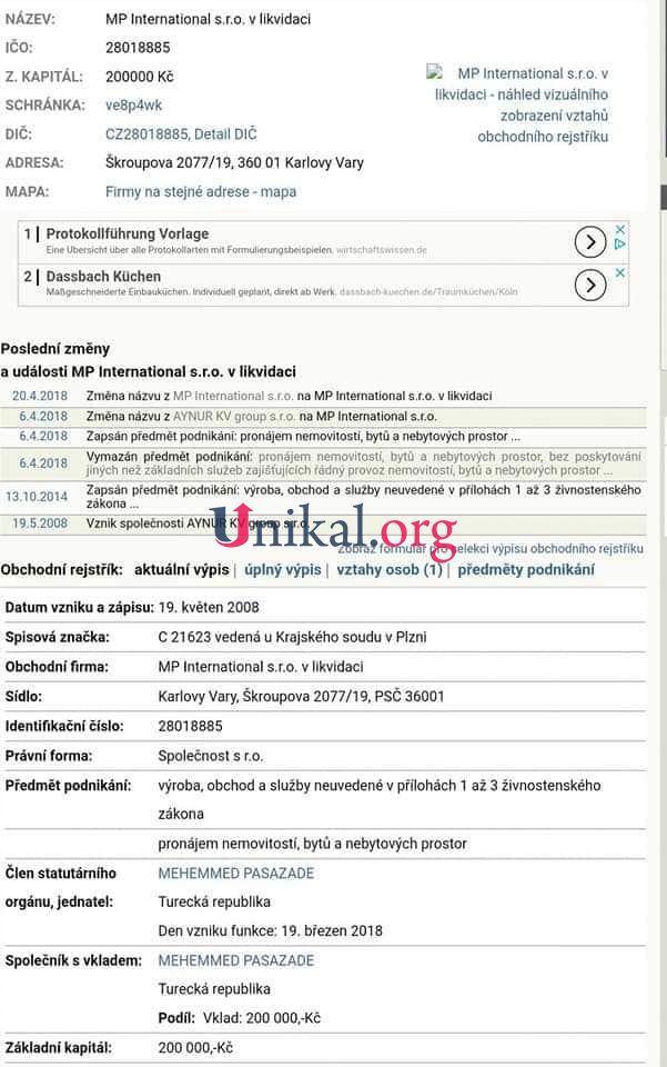 Şeyx Çexiyadakı mülklərini oğlunun adına keçirib   -  RƏSMİ (FOTOLAR)