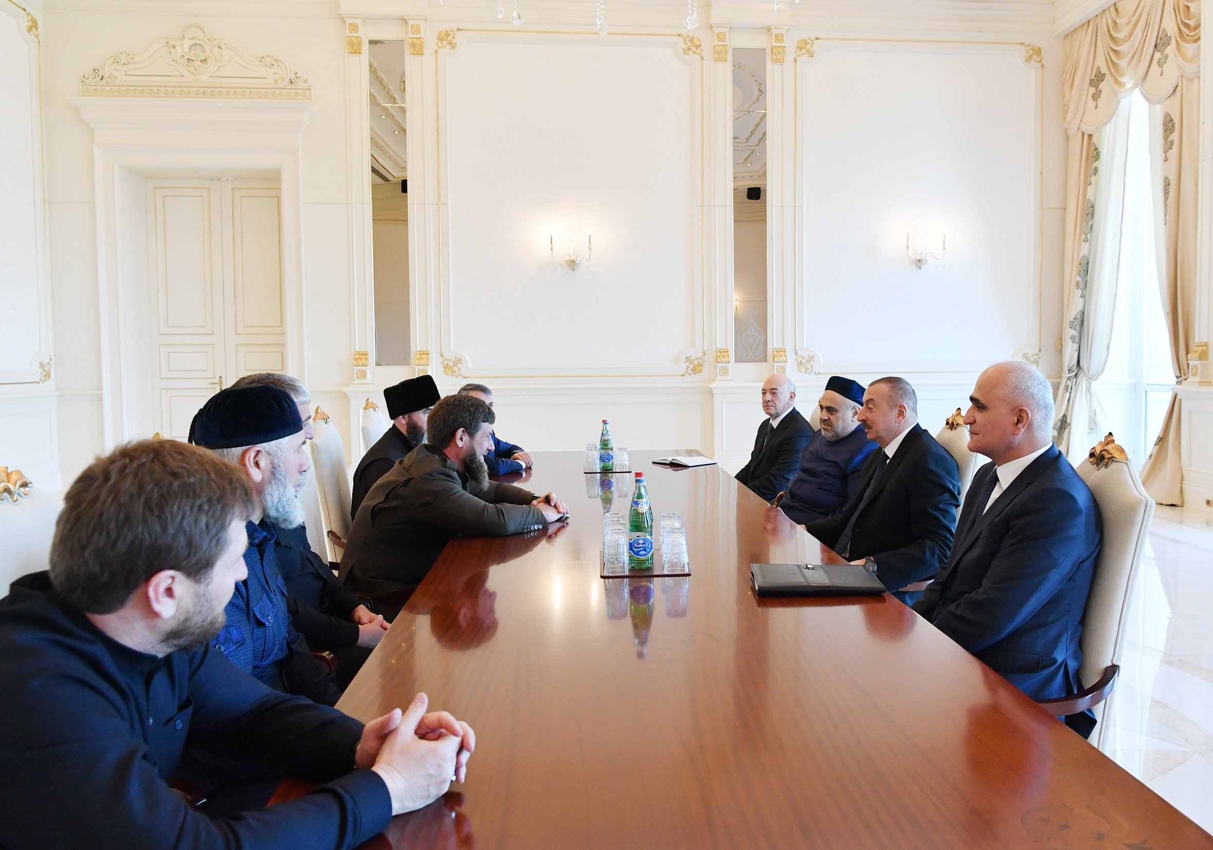 İlham Əliyev Ramzan Kadırovu qəbul etdi    - FOTO (YENİLƏNİB)