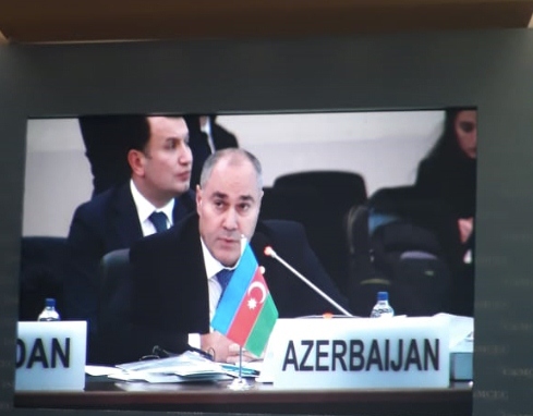 Səfər Mehdiyev beynəlxalq toplantıda nailiyyətlərdən danışdı - FOTO