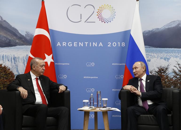 Ərdoğan Putinlə görüşdü - FOTO