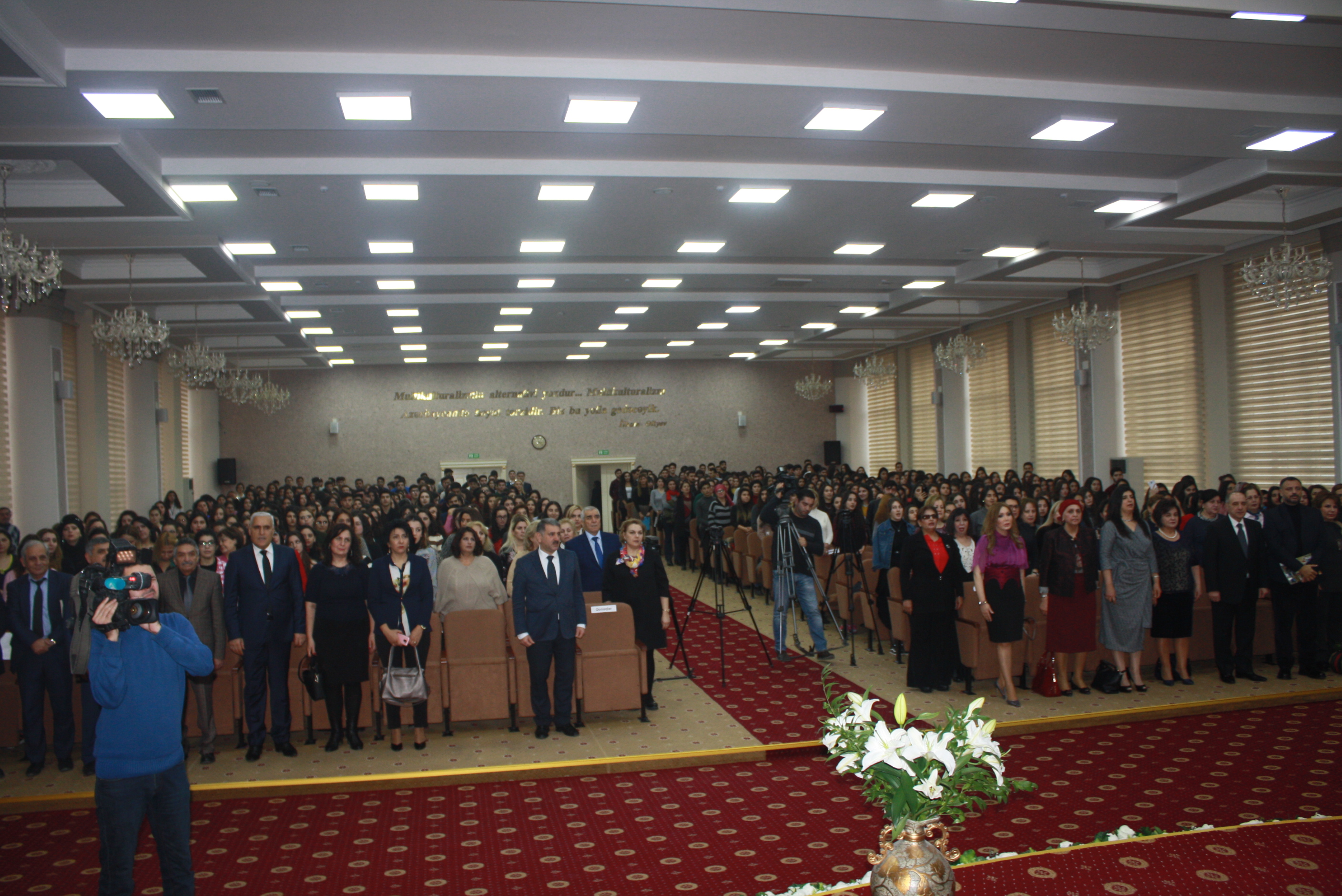 Müşərrəf Akay Bakı Slavyan Universitetində     - FOTO