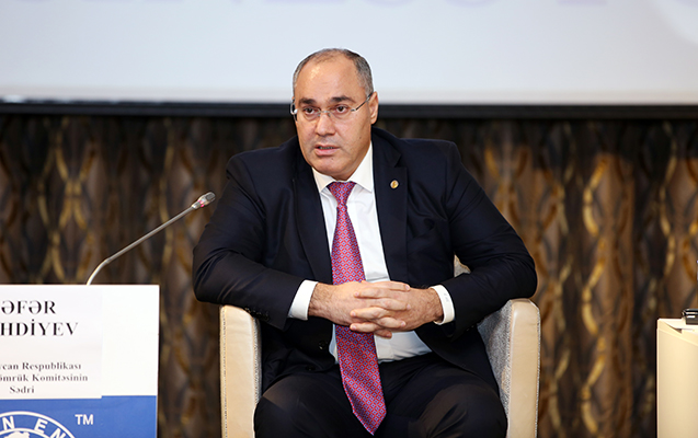 Səfər Mehdiyev sahibkarların suallarını cavablandırdı -  FOTO